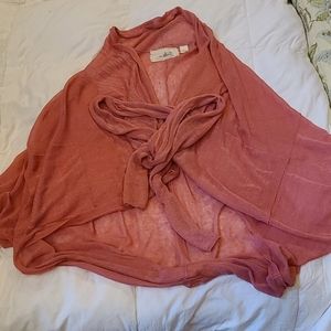 Pink boho duster/shawl
